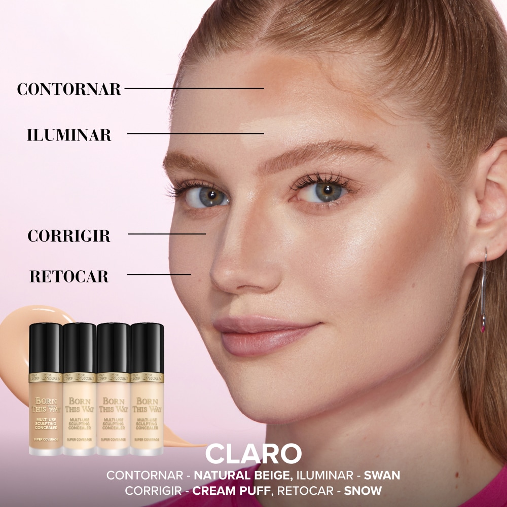 Corretivo Líquido Born This Way Super Coverage, Snow, 13.5ml