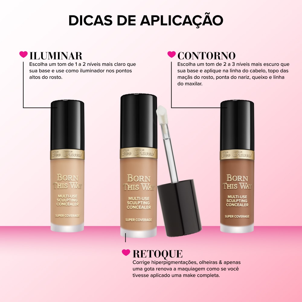 Corretivo Líquido Born This Way Super Coverage, Snow, 13.5ml