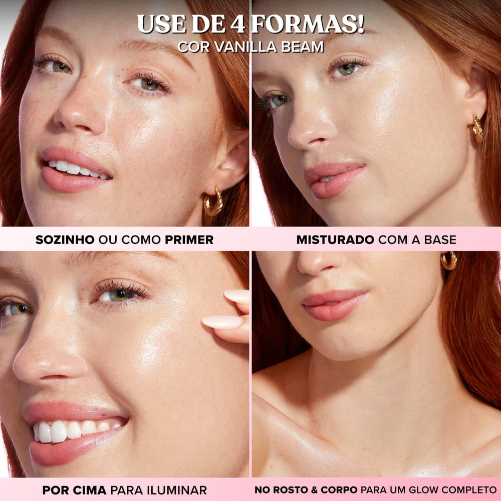 Iluminador Líquido Multifuncional Born This Way Super Glow, Vanilla Beam, 30ml