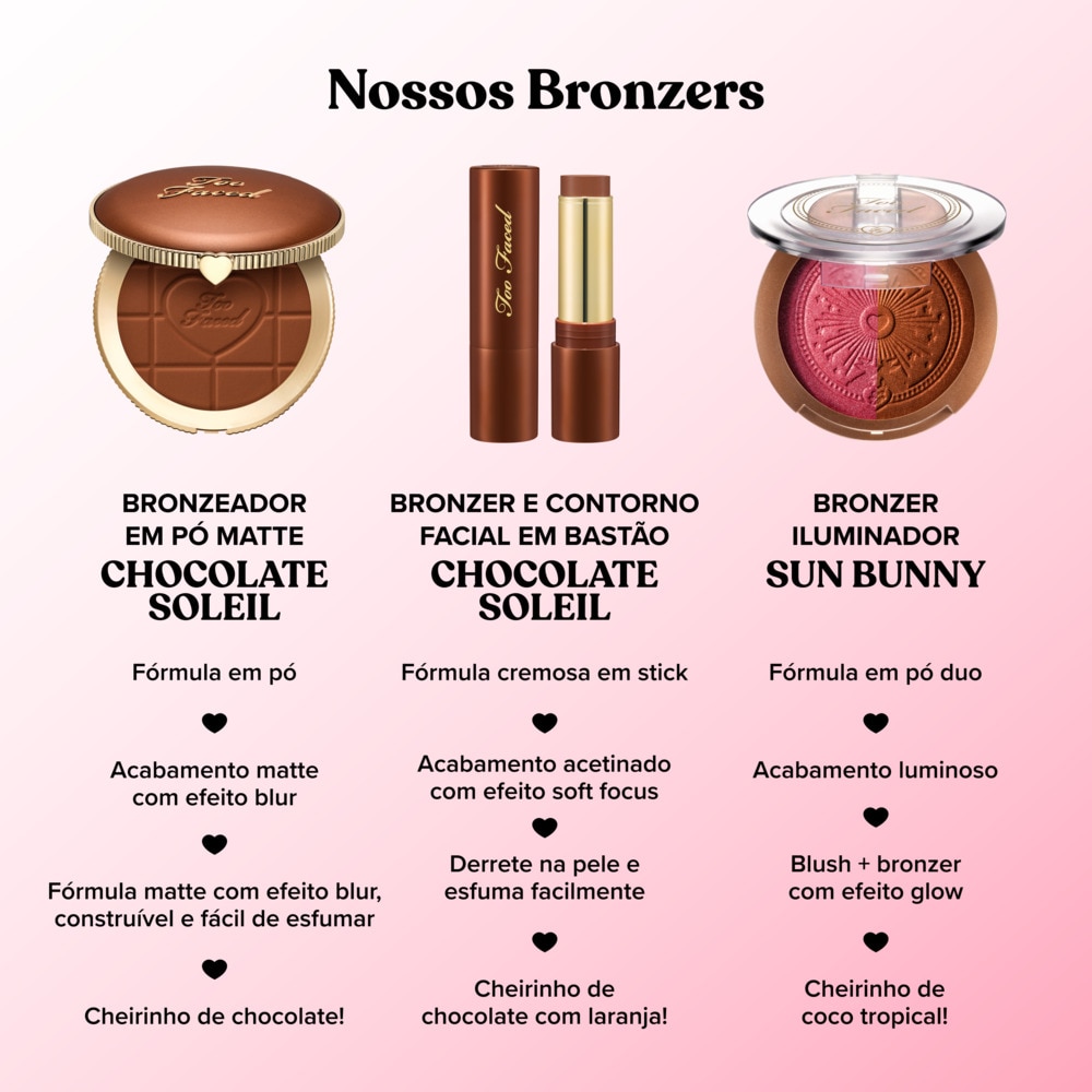 Bronzeador em Pó Matte Chocolate Soleil, Chocolate Toffee, 8g