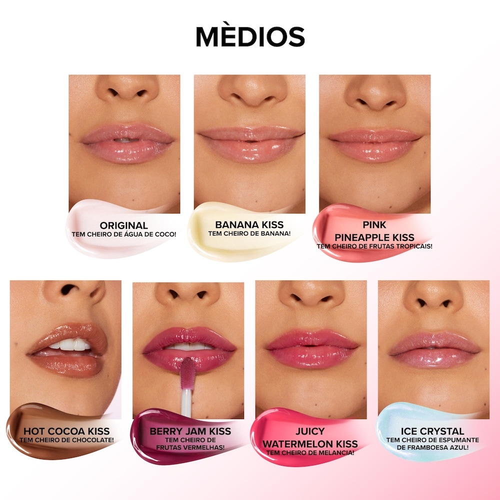 Hidratante e Tratamento Labial Pillow Balm, Hot Cocoa Kiss, 6ml