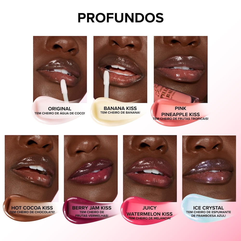 Hidratante e Tratamento Labial Pillow Balm, Hot Cocoa Kiss, 6ml