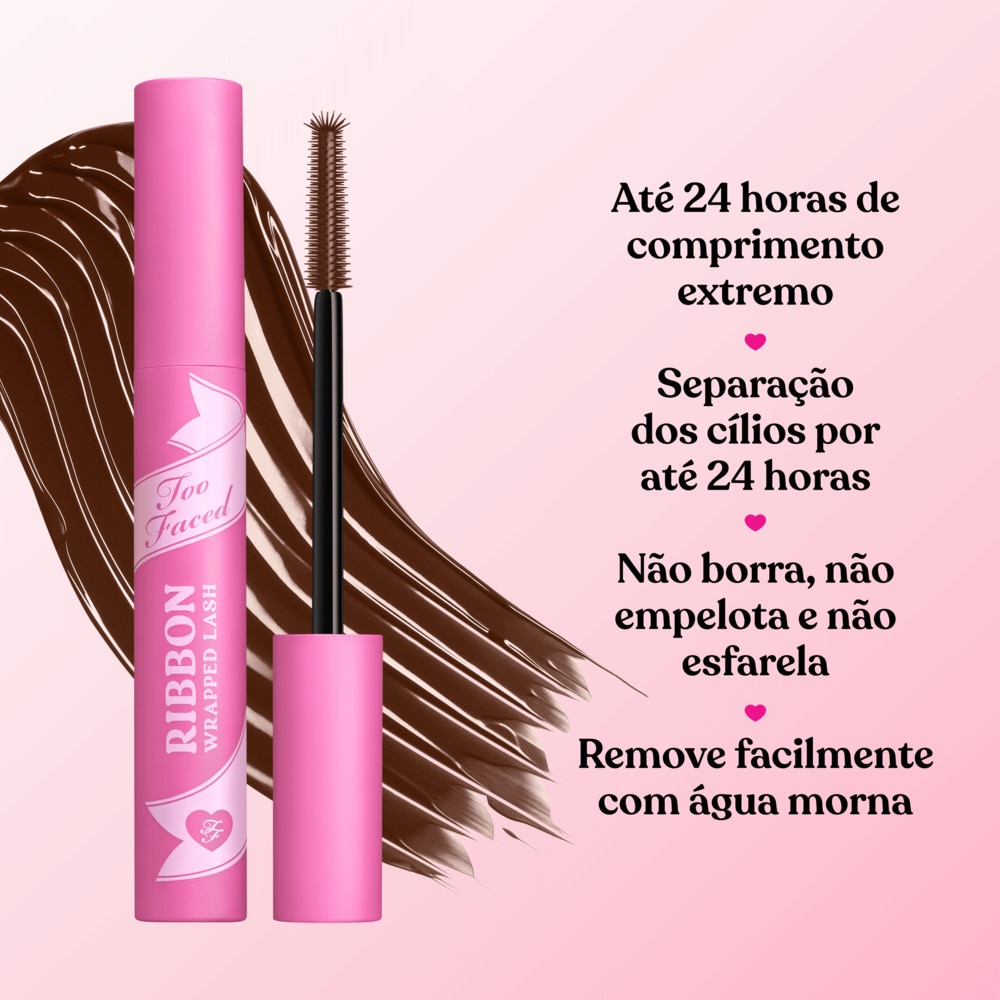 Máscara de Cílios Ribbon Wrapped Lash, Chocolate, 8ml